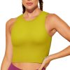 TwentyonefitnessYoga Bras Sports Bras for Women Removable Padded Yoga Tank Tops Sleeveless Fitness Workout Crop Tops
