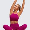 TwentyonefitnessYogaHot Bras Womens High Neck Y Back Sports Bra – Padded Halter Racerback Spaghetti Thin Strap Workout Yoga Bra