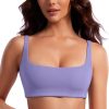TwentyonefitnessYogaHot Bras Spaghetti Strap Sports Bras for Women – Square Neck Yoga Wireless Bra Padded Cami Crop Top