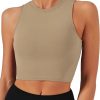 TwentyonefitnessYoga Bras Sports Bras for Women Removable Padded Yoga Tank Tops Sleeveless Fitness Workout Crop Tops