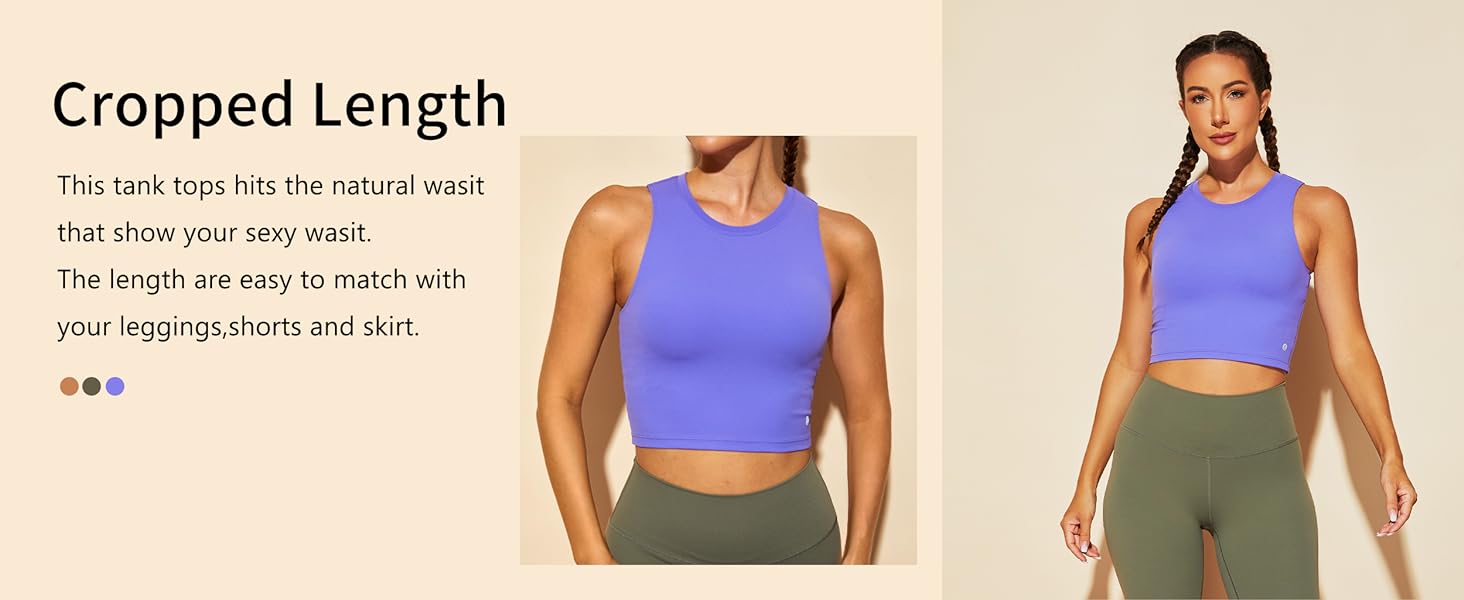 Fitted through body, cropped length hits above natural waist