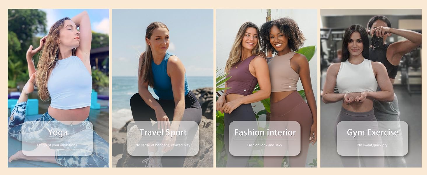 These Tank Tops For women are great for sports and gym or wear for daily.