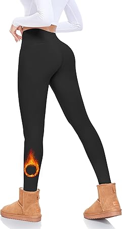 leece Lined Leggings Women Tummy Control High Waisted Workout Winter Warm Soft Yoga Pants
